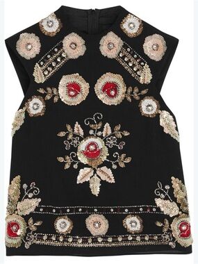 Needle and Thread Beaded Tank